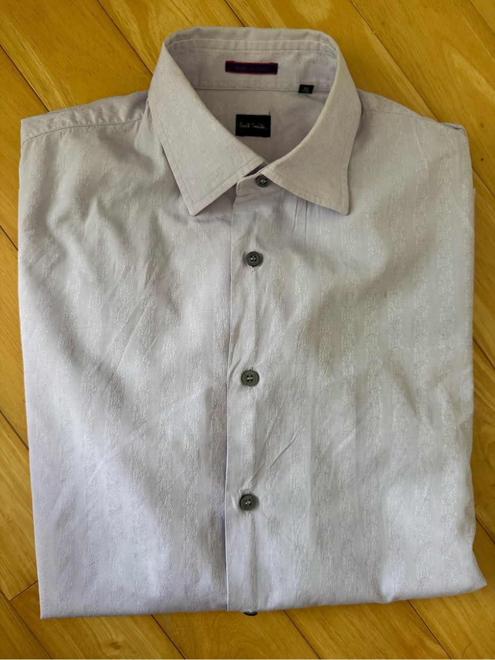 Paul Smith Light Lavender Jacquard Dress Shirt